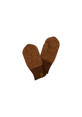 Merino wool Mittens - Brown | Size: 2-7 years