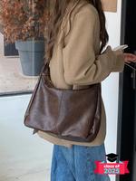 Women's Solid Color Shoulder Bag, Back To School, Fashionable Large Capacity Crossbody Bag for Daily Used, Casual Crossbody B...
