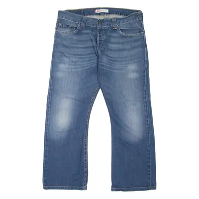 LEVI'S 512 Jeans Mens Blue Regular Bootcut Stone Wash W36 L28