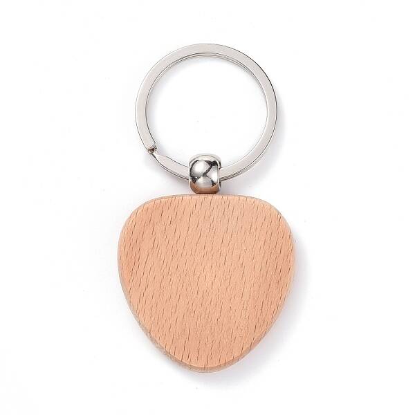 Natural Wood Keychain