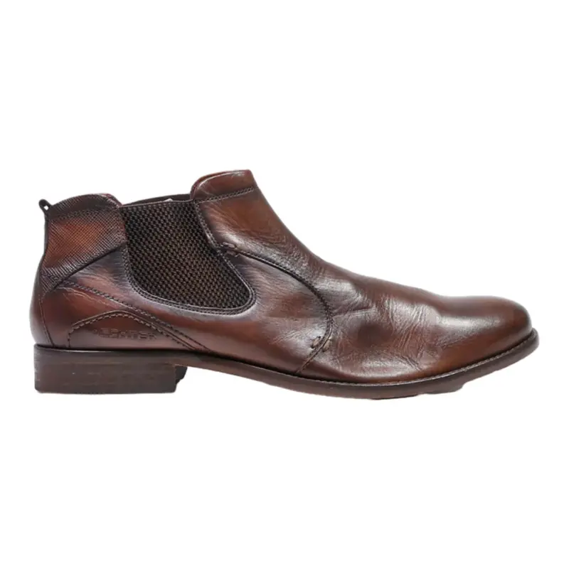 HECHTER Chelsea Boots Brown Leather Mens UK 10