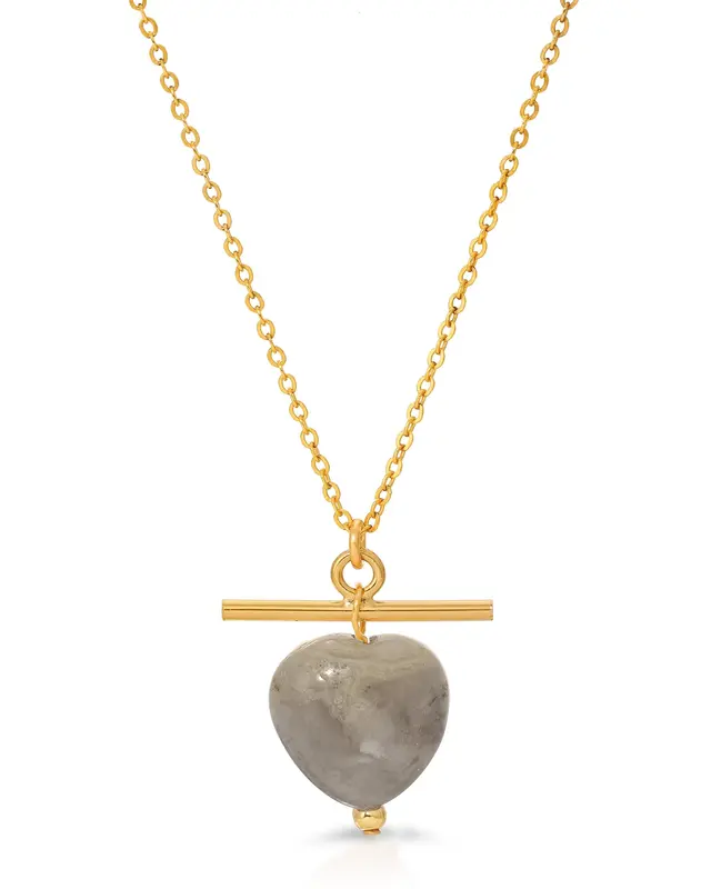 Lovy Necklace | Color: Dark | Metal Color: Gold
