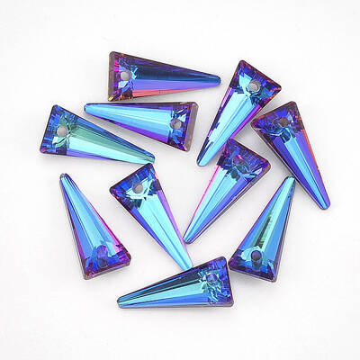 K9 Glass Rhinestone Pendants