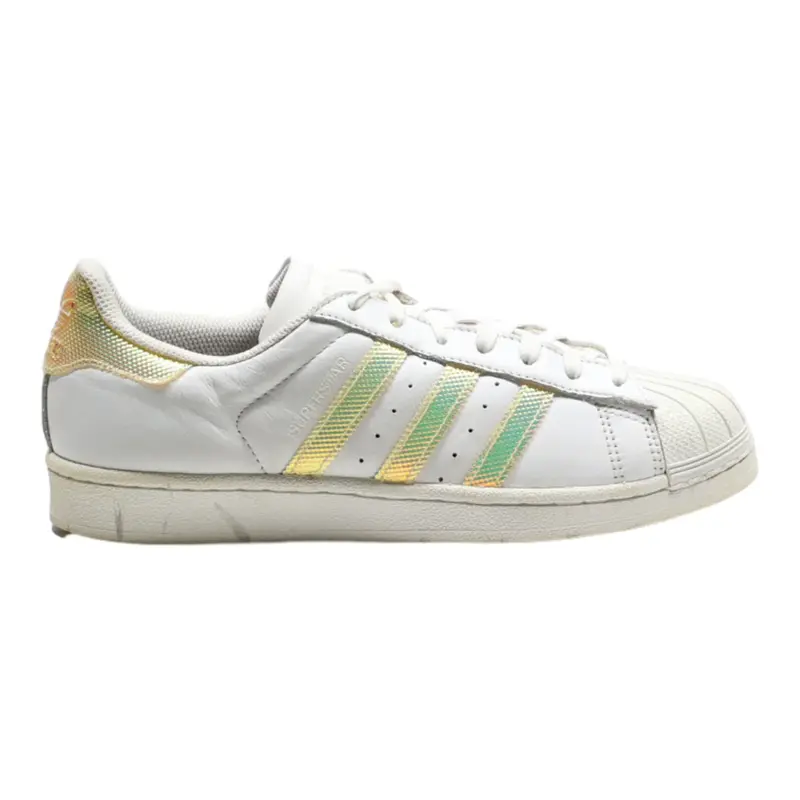 ADIDAS Superstar Sneaker Trainers White Leather Womens UK 7