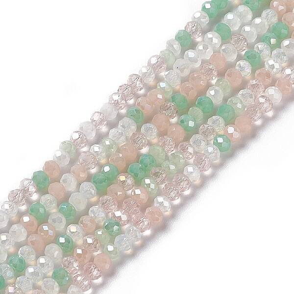 Electroplate Glass Beads Strands