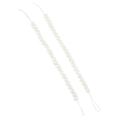 2 Strands Natural Cultured Freshwater Pearl Beads Strands