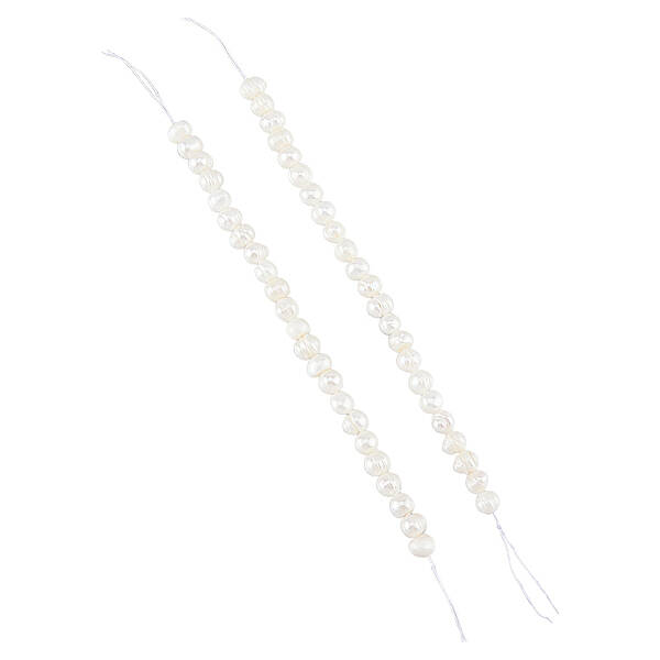 2 Strands Natural Cultured Freshwater Pearl Beads Strands
