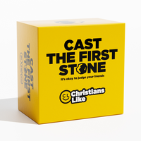 Cast The First Stone - It’s Okay to Judge Your Friends - Hilarious Christian Party Game for Adults - 260 Cards - Fun for Ch...