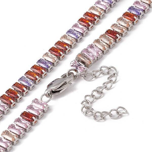 Cubic Zirconia Tennis Necklaces