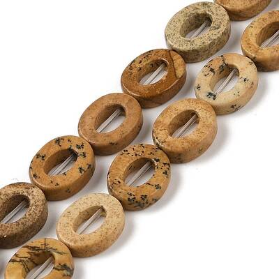 Natural Picture Jasper Beads Strands