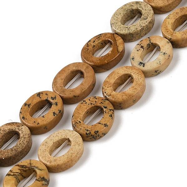 Natural Picture Jasper Beads Strands