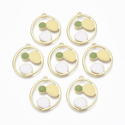 Alloy Enamel Pendants