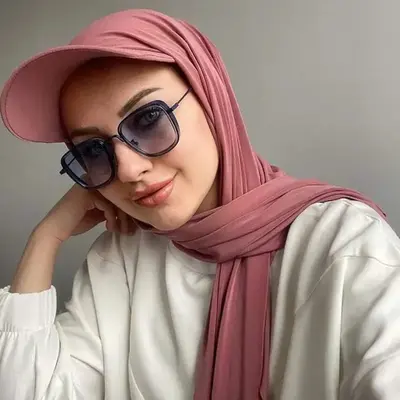 New Musilm Women Jersey Hijab with Base Ball Cap Summer Sports Cap with Chiffon HIjabs Ready To Wear Instant Jersey Sport HIj...