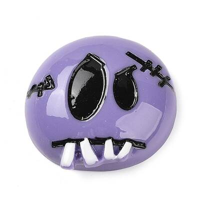 Stitched Doll Head Halloween Opaque Resin Decoden Cabochons