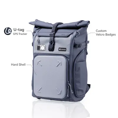 Ulanzi BP04 Hartschalen-Kamerarucksack 25L Funktioniert mit Apple Find My B121