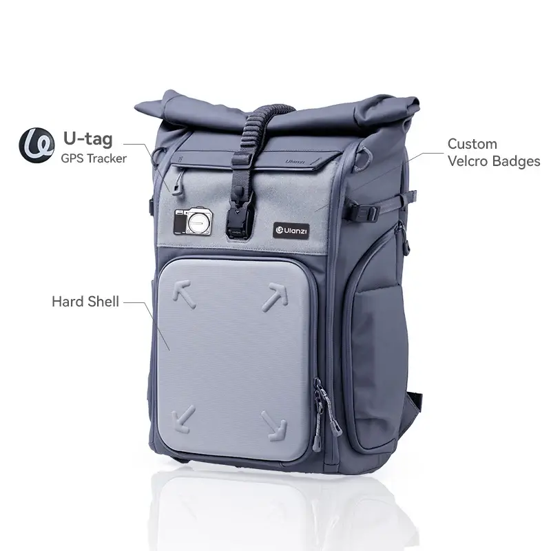 Ulanzi BP04 Hartschalen-Kamerarucksack 25L Funktioniert mit Apple Find My B121