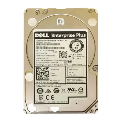 0RWV5D Dell 1.2TB 12Gb/s SAS 10000 2.5-Inch Hard Drive