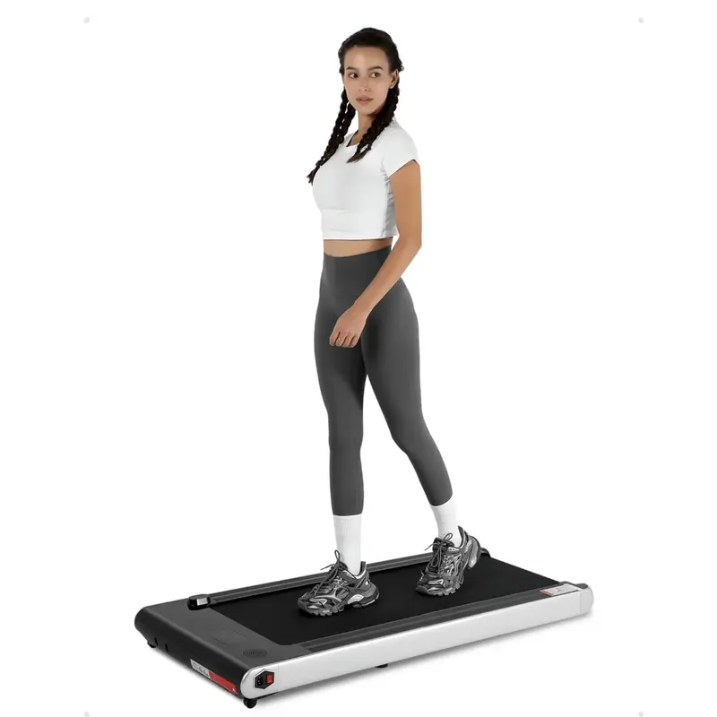 Garvee 2.5 HP Walking Pad, 0.6-3.8 MPH, 256 LBS Plug & Play, Under Desk