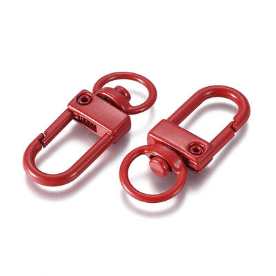 Baking Painted Alloy Swivel Clasps