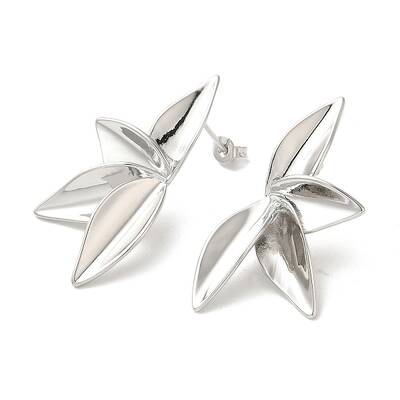 Brass Stud Earrings for Women