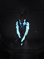 Luminous Wolf Design Pendant Necklace, Fashionable Jewelry for Party, Daily Clothing Decor, Trendy All-match & Exquisite Jewe...