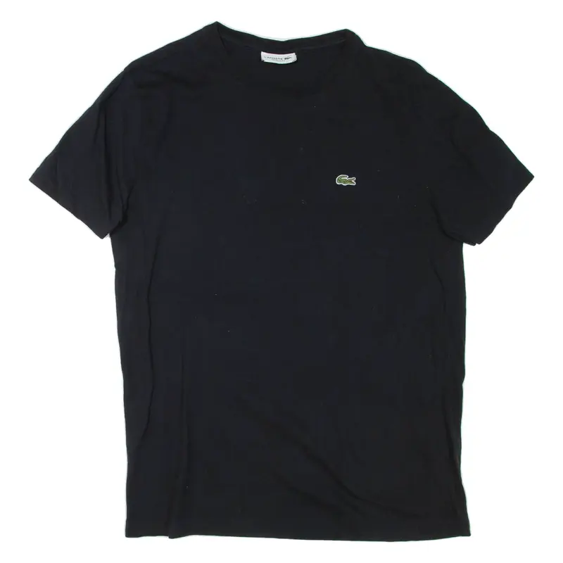 LACOSTE Mens T-Shirt Black M