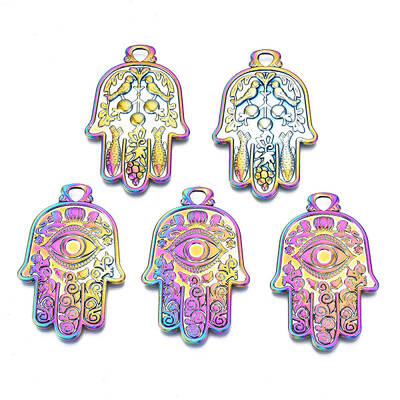 Religion Theme Rainbow Color Alloy Pendants