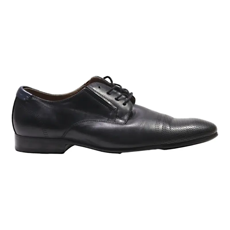ALDO Derby Shoes Black Leather Mens UK 7