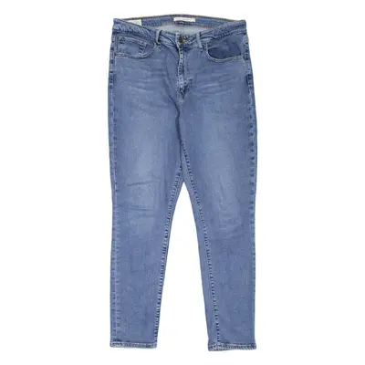 LEVI'S 721 High Rise BIG E Womens Jeans Blue Slim Skinny W31 L28