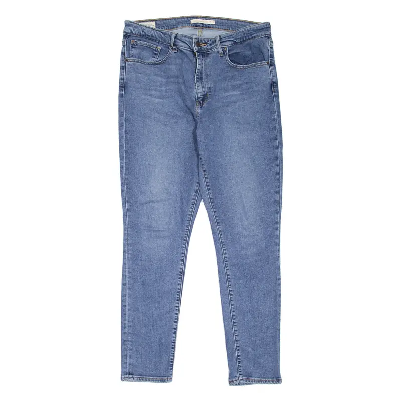 LEVI'S 721 High Rise BIG E Womens Jeans Blue Slim Skinny W31 L28