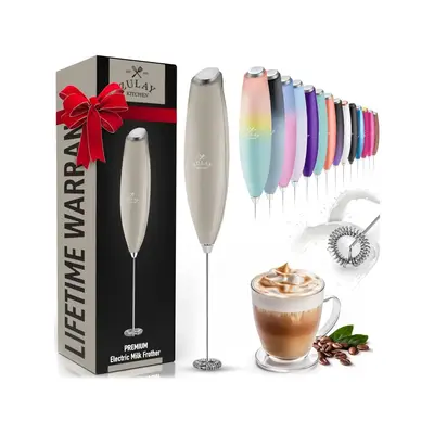 Starbucks Milk Boss Frother - Make Rich and Creamy Froth in Seconds for Latte, Cappuccino, and Hot Chocolate (Without Stand)