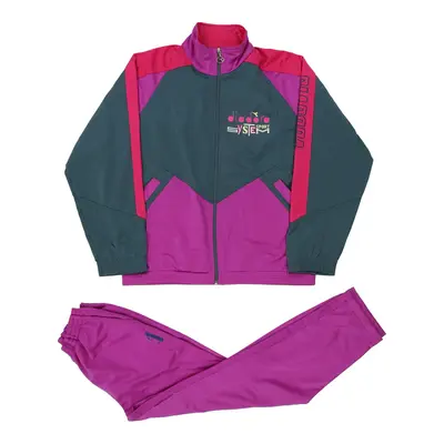 Diadora Full Tracksuit - Medium Block Colour Polyester