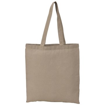 100 Custom Eco-Friendly 5 oz Recycled Cotton Twill Tote Bag - ...