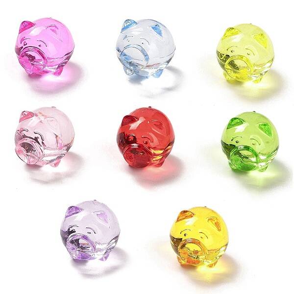 Transparent Acrylic Beads