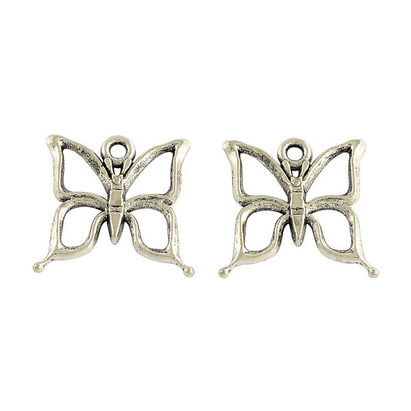 Tibetan Style Alloy Butterfly Pendants