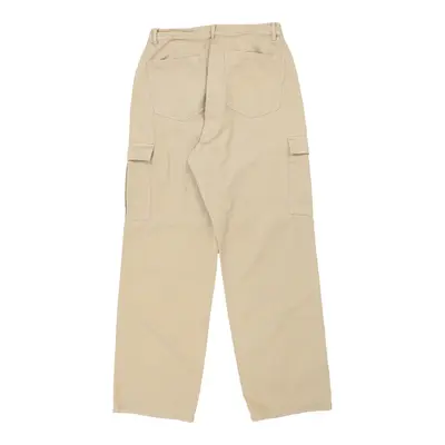 Don’T Call Me Jennyfer Cargo Trousers - 33W 32L Beige Cotton