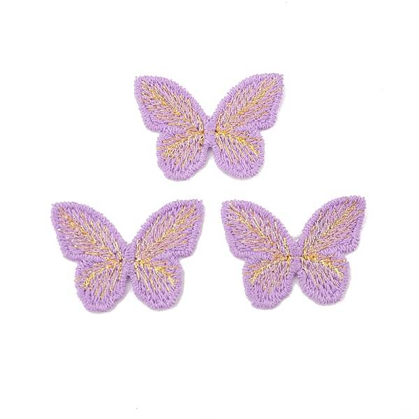 Polyester Butterfly Cabochons