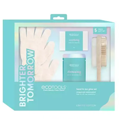 Ecotools Brighter Tomorrow Glow, from head to toe, 4-piece set