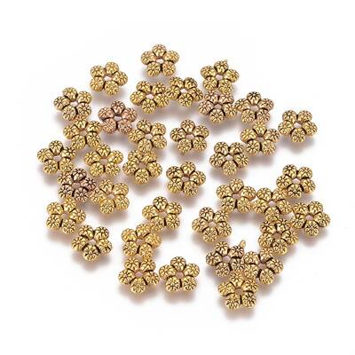Tibetan Style Alloy Spacer Beads