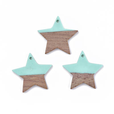 Resin & Wood Pendants