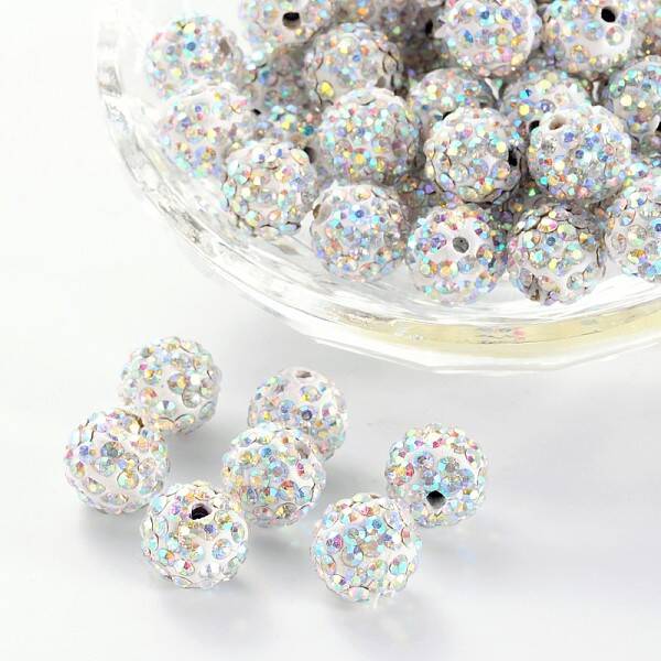 Pave Disco Ball Beads