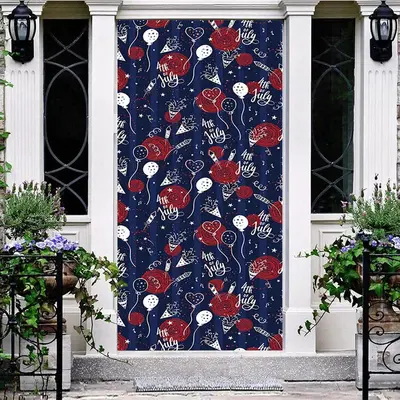 Balloons 4th Of July Independence Day Door Cover - Aperturee