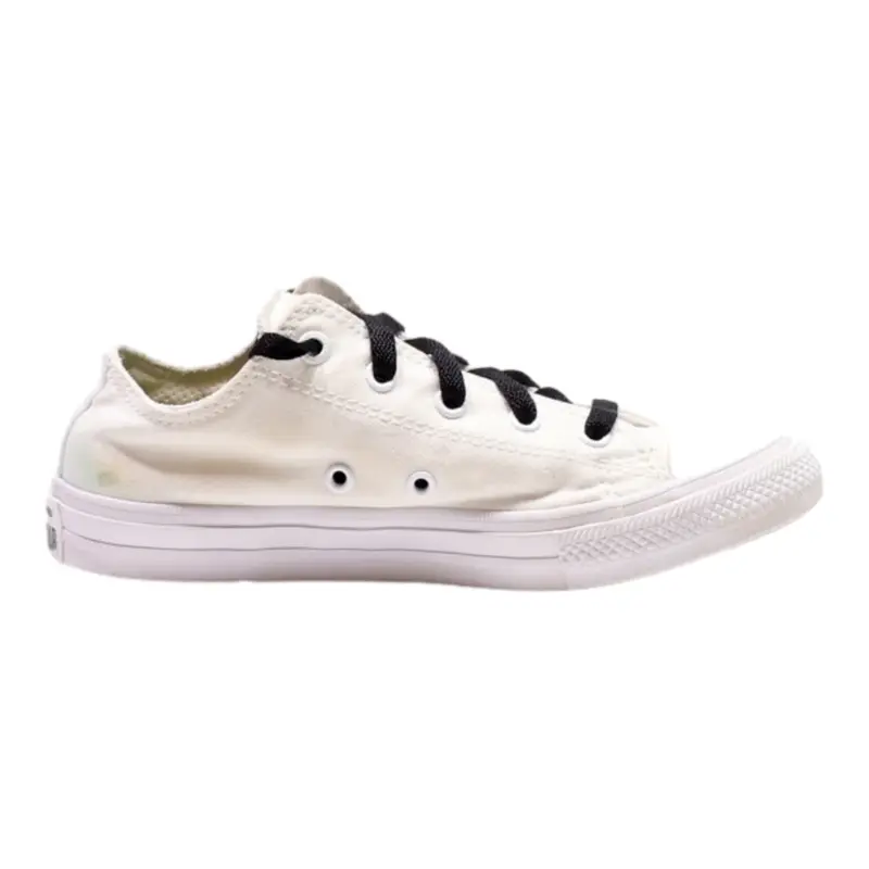CONVERSE Chuck Taylor Low Top Trainers White Canvas Boys UK 1.5