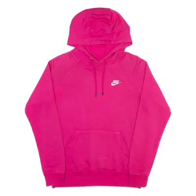 NIKE Womens Pink Hoodie S