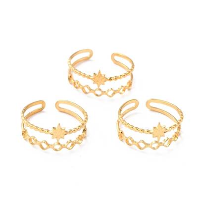 Ion Plating(IP) 304 Stainless Steel Finger Rings
