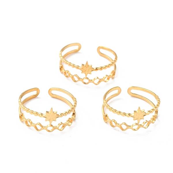 Ion Plating(IP) 304 Stainless Steel Finger Rings