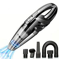 Portable Car Vacuum Cleaner, USB Rechargeable Handheld Vacuum Cleaner, Car Interior Care Cleaning Tool, Car Accessories, Auto...