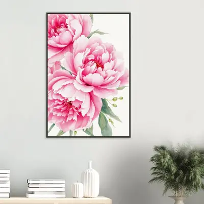 Pink Serenity - A Burst of Floral Delight