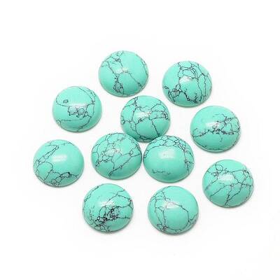 Synthetic Turquoise Cabochons