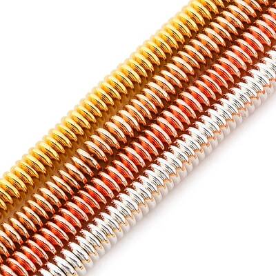 Electroplated Non-magnetic Hematite Beads Strands